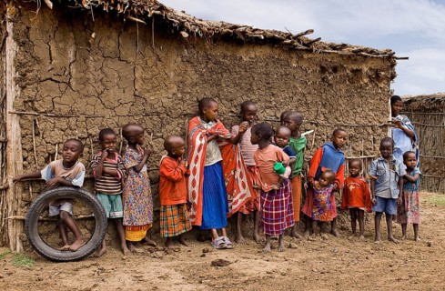Masai children