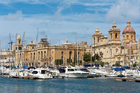 Vittoriosa yacht marina on the shores of Harbour Creek