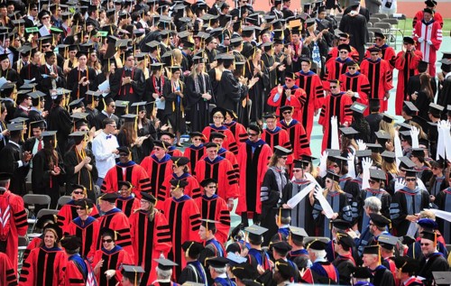 Graduation ceremony Cornell University Commencement