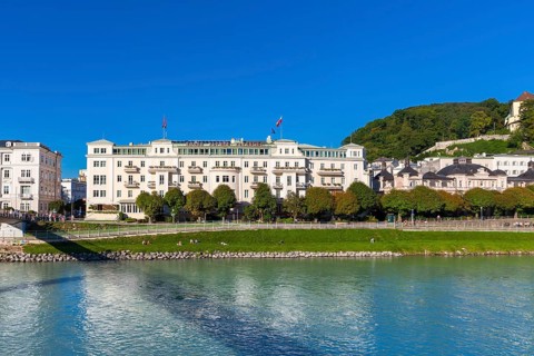Hotel Sacher on the Salzach River