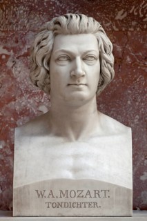Bust of Wolfgang Amadeus Mozart