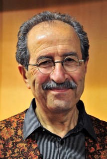 Author Rafik Shami at an event in the Mariengymnasium Essen-Werden