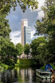 Pilsetas Canal with tower