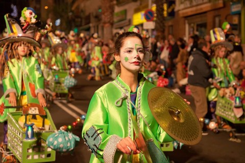 Imaginative costumes at the carnival