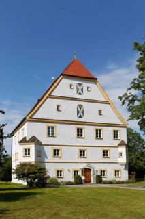 Town hall in former castle