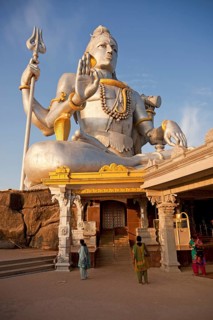 Giant statue of Lord Shiva