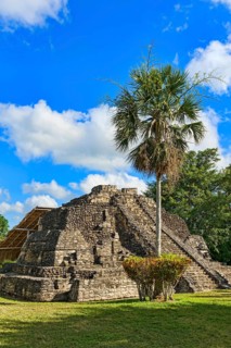 Mayan step pyramid
