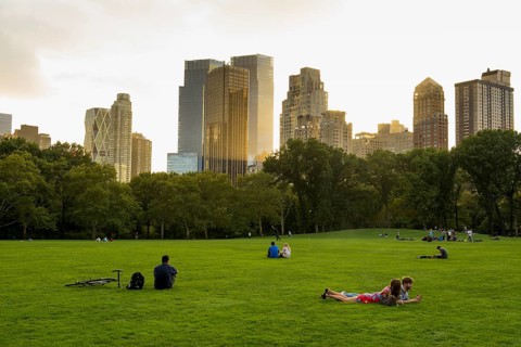 People on the Sheep Meadow