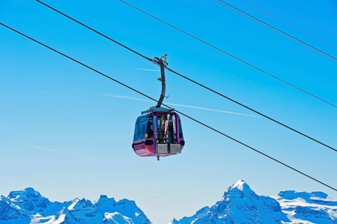 Gondola of the Bettmerhorn cable car