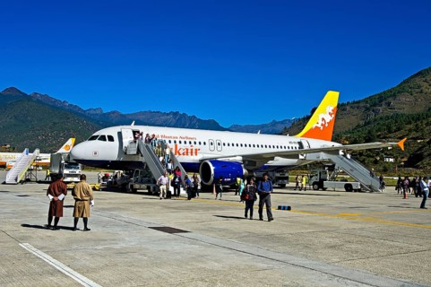 Airbus of the Drukair national airline