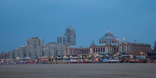 City skyline with the Grand Hotel Amrath Kurhaus