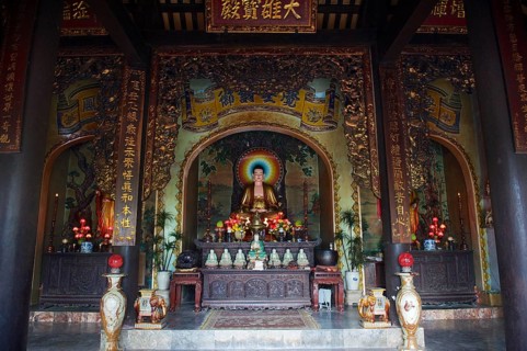 Temple on one of the Marble Mountains