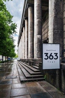 Portico at the Haus der Kunst art museum