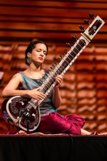 The Indian sitar player Anoushka Shankar