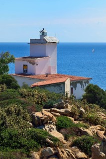 Lighthouse at Capo Ferrato