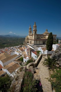 View from the Moorish castle to the Church of San Jose