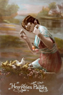 Old French postcard