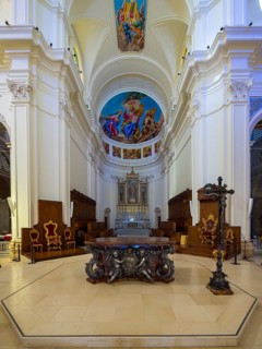 Altar of the baroque church