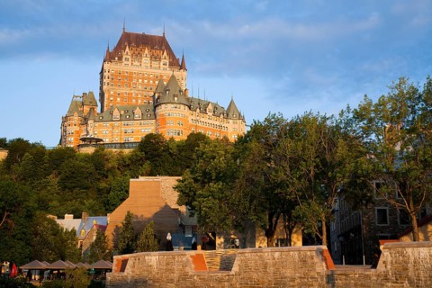Chateau Frontenac and Lower Town
