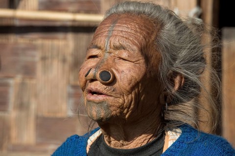 Woman of the Apatani people