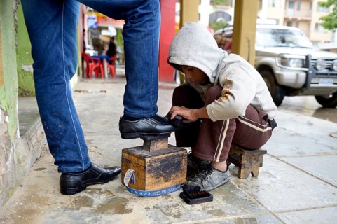 Shoeshine boy