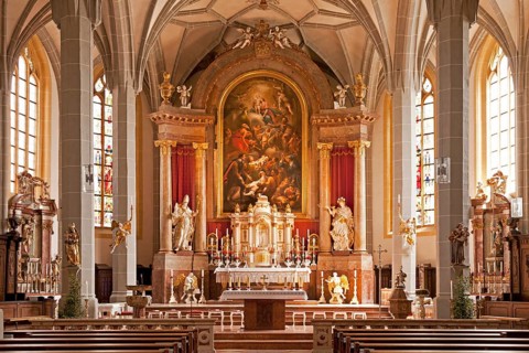 Interior and altar