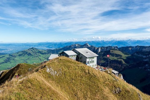 Schafler mountain inn in the Appenzell Alps