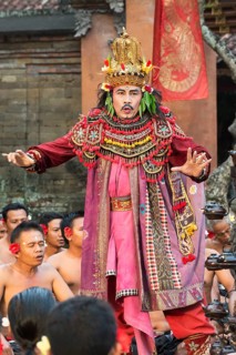 Performance of the Balinese Kecak dance