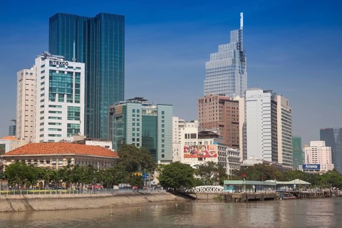 City center with Empire Tower