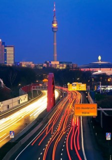 A40 motorway with Florian tower