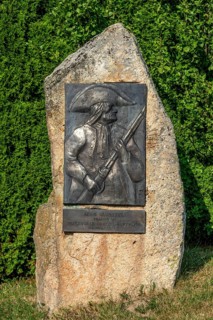 Memorial stone of Jean Chastel