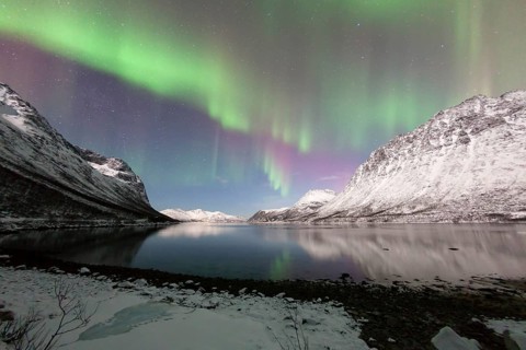 Aurora over the Grotfjord