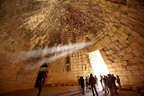 Interior of the Treasury of Atreus