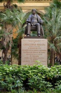 Statue of Gioacchino Antonio Rossini by Carlo Marochetti