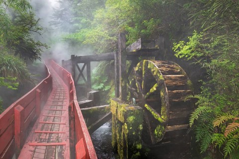 Old water wheel