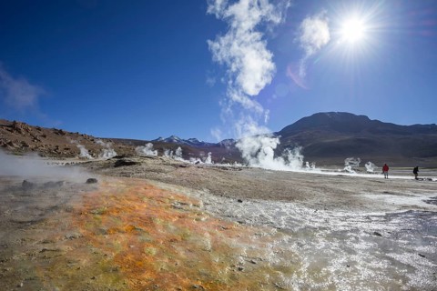 Sinter deposits at the Tatio Geysers