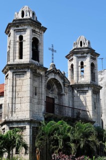 Spires of the church Iglesia del Santo Cristo del Buen Viaje