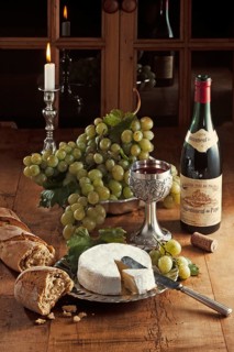 Still life with pewter