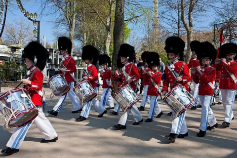 The Tivoli Garde playing