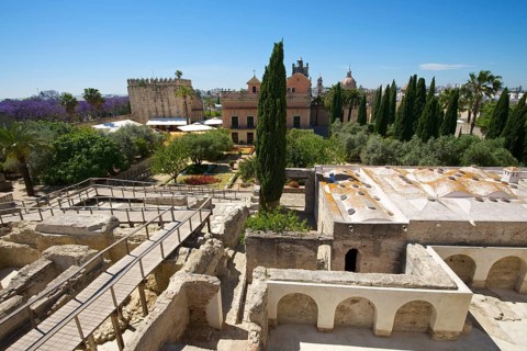 Gardens in the Alcazar de Jerez