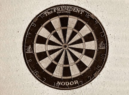 Old dart board