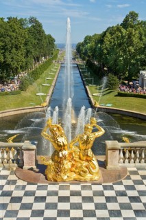 Fountain and Grand Cascade