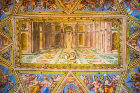 The triumph of Christianity over Paganism by Tommaso Laureti