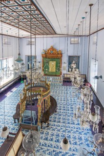 Interior of the Paradesi Synagogue