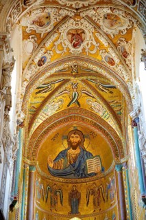 Byzantine mosaic of Christ Pantocrator