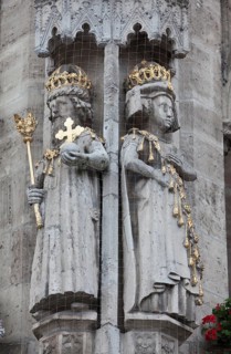 Emperor Otto I. and Queen Adelheid