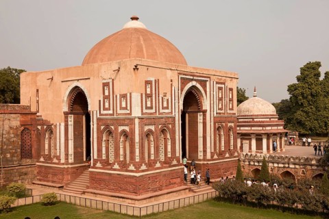 Alai Darwazar entrance building in the Qutub Minar Complex or Qutb Complex