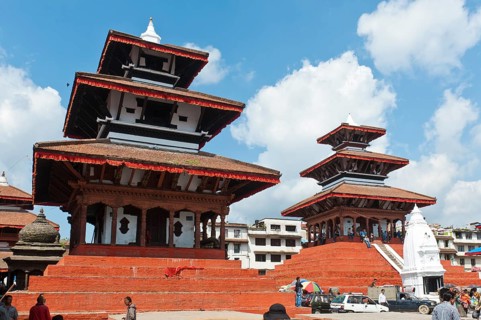 Three-storey Nepalese pagoda