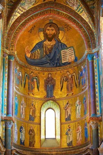 Byzantine mosaic of Christ Pantocrator