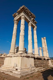 Pillars of the Greco Roman Temple of Trajan